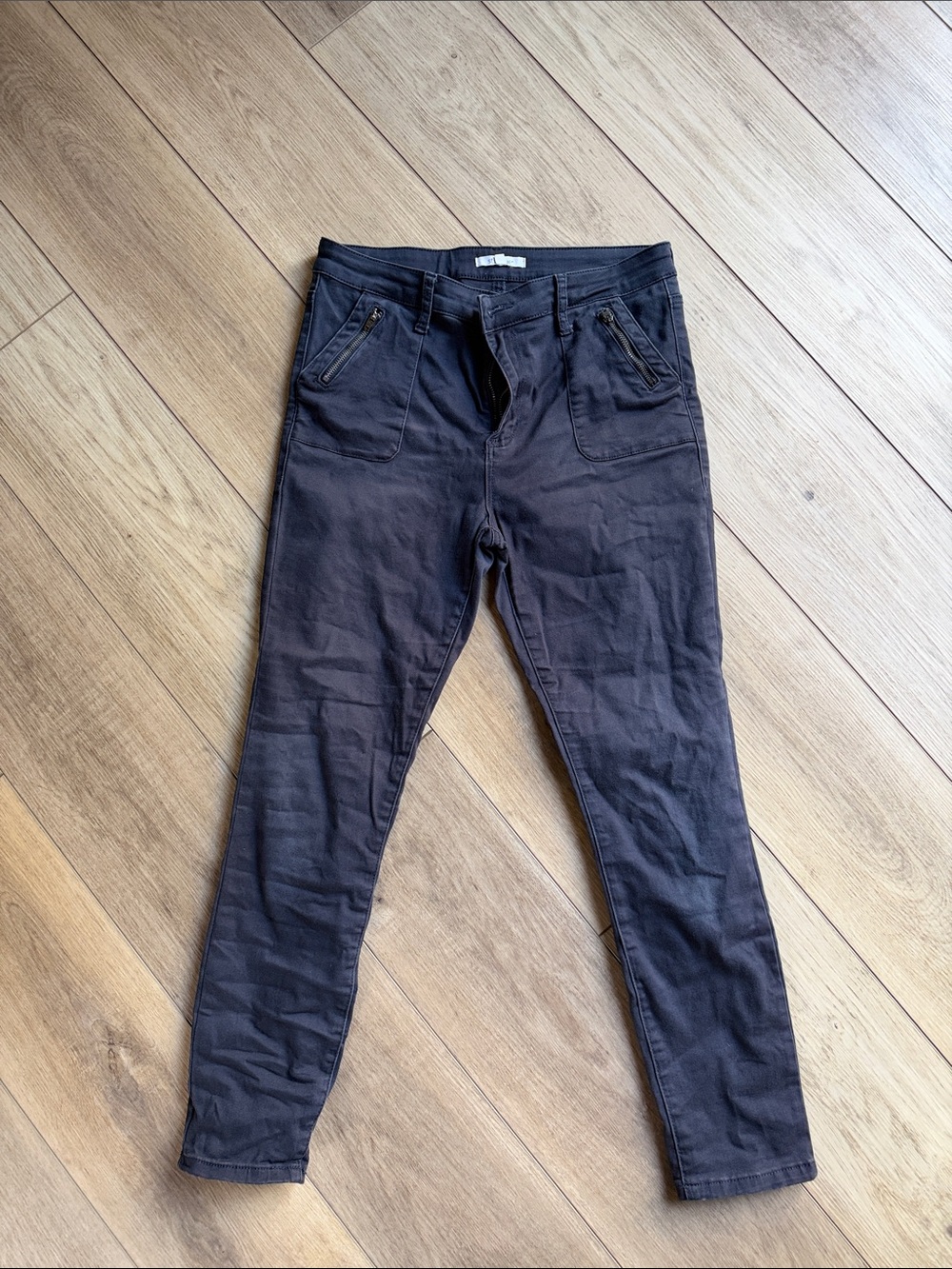 STS Blue Skinny Zip-Pocket Pants in Navy Blue